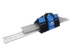 Marshalltown QLT Finisher´s Tote Bodenglätter Set BFKIT14, eckige Enden, Twister Kippgelenk, 44m Durchmesser, 1829 mm Stangen, blau, Magnesium, Breite: 1219 mm – Bild 5
