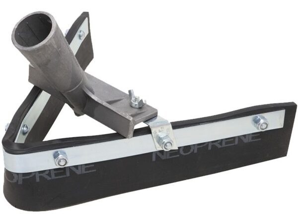 Marshalltown Asphalt Rakel, v-gebogen, Neopren, Maße: 229x229 mm