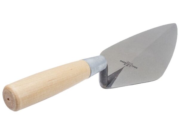 Marshalltown Maurerkelle London Style, Holzgriff, Carbonstahl, Maße: 241x111 mm