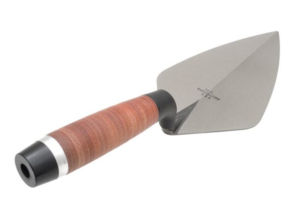 Marshalltown Maurerkelle Wide London Style, Ledergriff, Carbonstahl, Maße:305x146 mm
