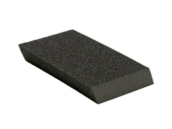 Marshalltown Schleifschwamm, zweiseitig abgeschrägt, medium/fein, Maße: 127x73x25 mm
