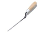 Marshalltown Maurer-/Fugenkelle mit Holzgriff, Carbonstahl, Maße: 165x4 mm – Bild 5