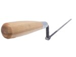 Marshalltown Maurer-/Fugenkelle mit Holzgriff, Carbonstahl, Maße: 165x4 mm – Bild 2