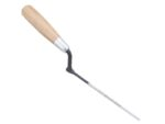 Marshalltown Maurer-/Fugenkelle mit Holzgriff, Carbonstahl, Maße: 165x4 mm