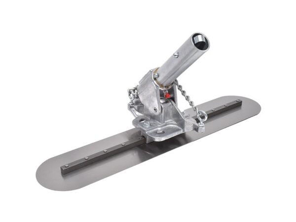 Marshalltown Multi-Mount Bodenglätter "Fresno", abgerundete Enden, RotaLeveler Kippgelenk, Carbonstahl, Maße: 762x127 mm