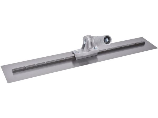 Marshalltown Multi-Mount Bodenglätter "Fresno", eckige Enden, verstellb. Druckknopf-Kippgelenk, Carbonstahl, Maße:  762x127 mm