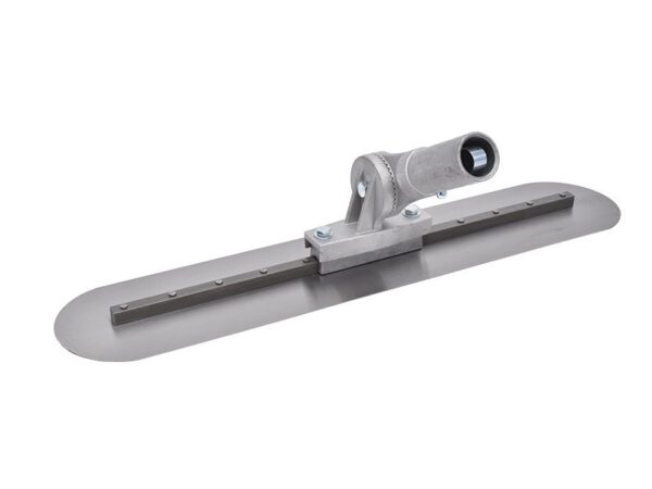 Marshalltown Multi-Mount Bodenglätter "Fresno", abgerundete Enden, verstellb. Druckknopf-Kippgelenk, Carbonstahl, Maße: 762x127 mm