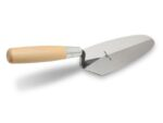 Marshalltown Messkelle/Entenschnabelkelle mit Holzgriff, Stahl, Maße: 242x95 mm – Bild 3
