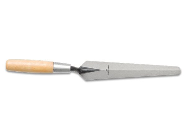 Marshalltown Messkelle/Entenschnabelkelle mit Holzgriff, Stahl, Maße: 254x51 mm