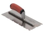 Marshalltown Gezahnte Kelle, U -6x6x38 mm, Durasoft Griff, Edelstahl, Maße: 279x102 mm
