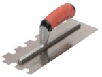 Marshalltown Gezahnte Kelle, U -16x16x25 mm, Durasoft Griff, Edelstahl, Maße: 279x102 mm – Bild 3