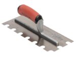 Marshalltown Gezahnte Kelle, U -16x16x25 mm, Durasoft Griff, Edelstahl, Maße: 279x102 mm – Bild 2