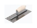 Marshalltown Gezahnte Kelle, U -8x8x19 mm, Holzgriff, Edelstahl, Maße: 279x102 mm – Bild 3