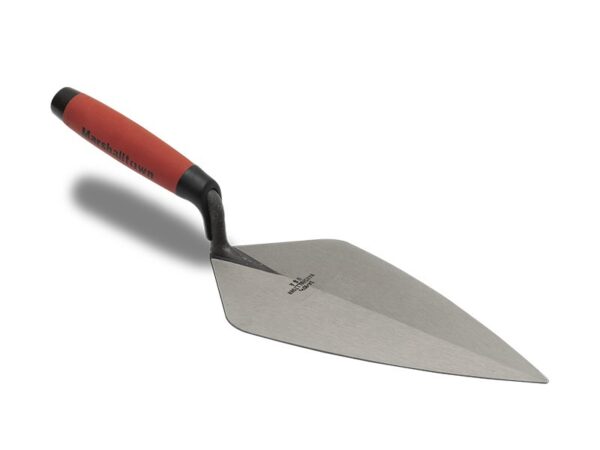 Marshalltown Maurerkelle Wide London Style, Durasoft Griff, Carbonstahl, Maße der Kelle: 267x146 mm