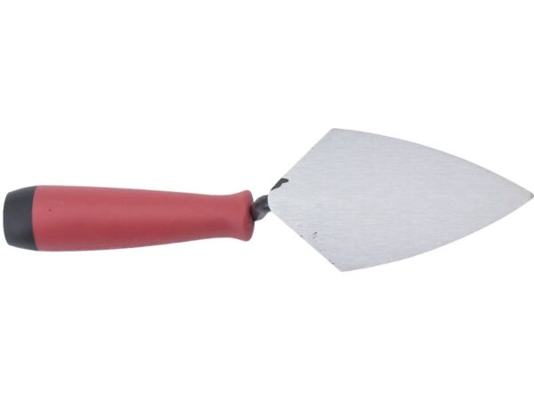 Marshalltown QLT Spitzkelle, Softgrip Griff, aus Stahl, Maße: 127x64 mm