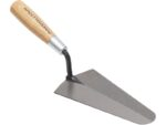 Marshalltown Messkelle/Entenschnabelkelle, Holzgriff, Carbonstahl, Maße: 178x86 mm – Bild 4