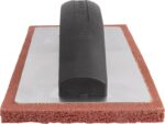 Marshalltown QLT Gummiglätter, Kunststoffgriff, rau, rötlich, Maße: 229x102 mm – Bild 4