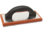 Marshalltown QLT Gummiglätter, Kunststoffgriff, rau, rötlich, Maße: 229x102 mm – Bild 2