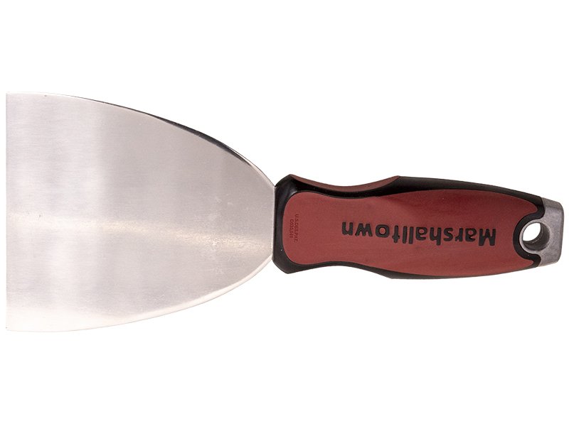 Marshalltown Flexibler Spachtel Marshalltown Flexibler Spachtel, Durasoft Griff, Hammerkopf, Edelstahl, Maße: 229x102 mm – Bild 1