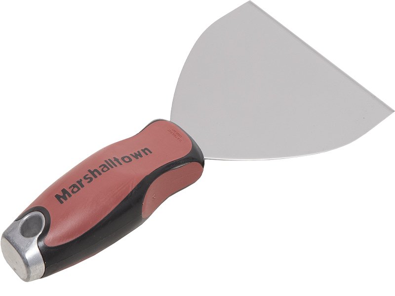 Marshalltown Flexibler Spachtel Marshalltown Flexibler Spachtel, Hammerkopf, Durasoft Griff, Carbonstahl, Maße: 210x127 mm – Bild 1