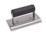 Marshalltown QLT Beton Stahlkantenkelle, Kunststoffgriff, R 10 mm , L 13 mm, gebogene Enden, Maße: 152x76 mm – Bild 5