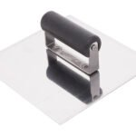 Marshalltown QLT Kantenkelle, Kunststoffgriff, R 10 mm, L 13 mm, Edelstahl, Maße: 254x152 mm