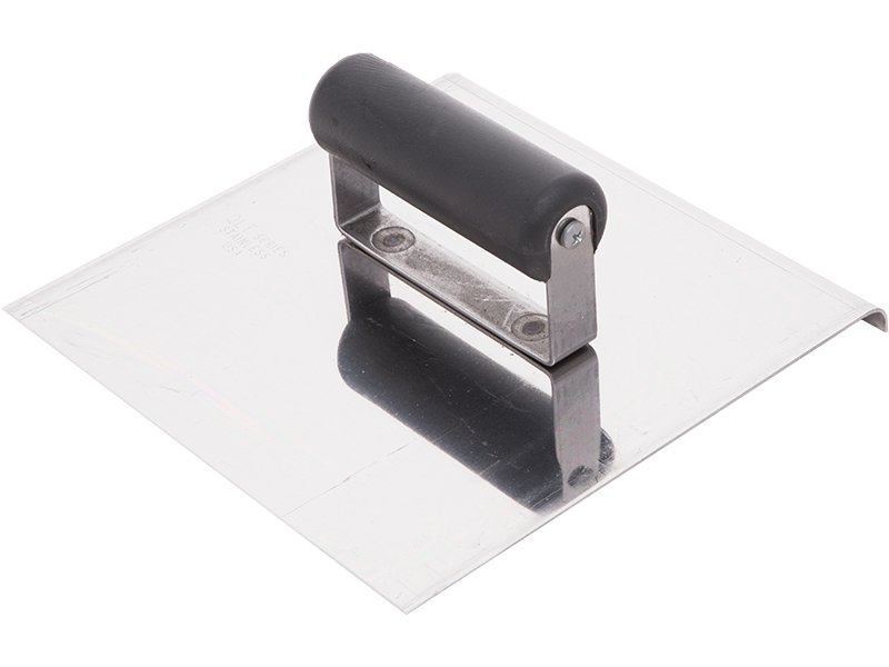 Marshalltown QLT Kantenkelle Marshalltown QLT Kantenkelle, Kunststoffgriff, R 10 mm, L 13 mm, Edelstahl, Maße: 254x152 mm – Bild 1