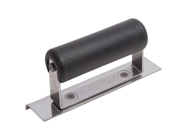 Marshalltown QLT Kantenkelle, Kunststoffgriff, R 6mm, L 10 mm, Gebogene Enden, Edelstahl, Maße: 152x76 mm