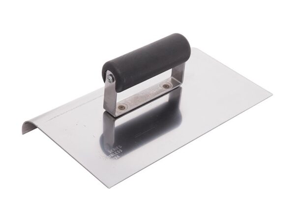 Marshalltown QLT Kantenkelle, Kunststoffgriff, R 13 mm, L 16 mm, Edelstahl, Maße: 229x127 mm