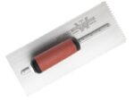 Marshalltown Gezahnte Kelle, V-6x6 mm, Durasoft Griff, Stahl, Maße: 279x114 mm – Bild 5