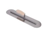 Marshalltown QLT Vollabgerundete Glättkelle, Holzgriff, Carbonstahl, Maße: 457x102 mm – Bild 4