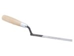 Marshalltown Maurer-/Fugenkelle mit Holzgriff, Carbonstahl, Maße: 172x8 mm – Bild 4