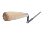 Marshalltown Maurer-/Fugenkelle mit Holzgriff, Carbonstahl, Maße: 172x8 mm – Bild 3
