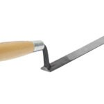 Marshalltown Maurer-/Fugenkelle mit Holzgriff, Carbonstahl, Maße: 172x19 mm
