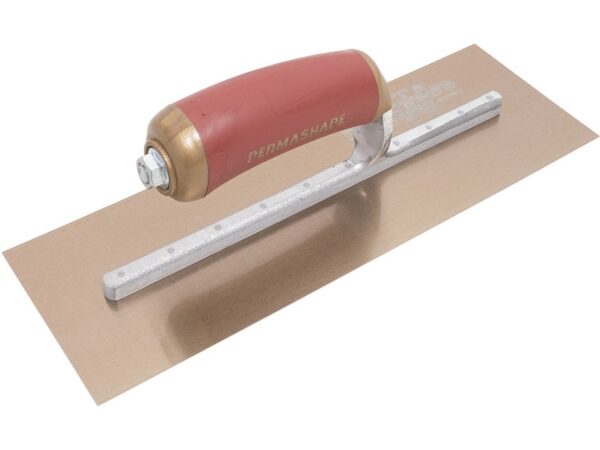 Marshalltown Flache PermaShape Kelle, Durasoft Griff, Goldstahl, Maße: 406x127 mm