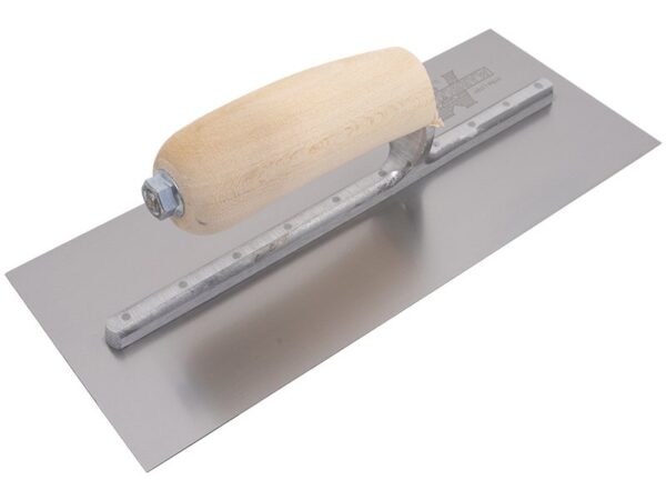 Marshalltown Flache PermaShape Kelle, Holzgriff, Edelstahl, Maße: 279x114 mm