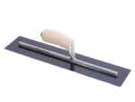 Marshalltown Glättkelle gebogenem Holzgriff, Blaustahl, Maße: 610x102 mm – Bild 4