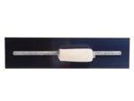 Marshalltown Glättkelle gebogenem Holzgriff, Blaustahl, Maße: 610x102 mm – Bild 3