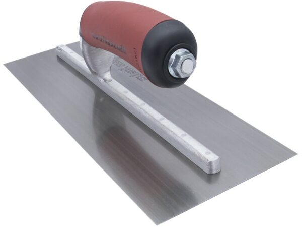 Marshalltown Trockenwandkelle, Gebogener Durasoft Griff, Carbonstahl, Maße: 279x114 mm
