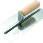 Marshalltown Trockenwandkelle, Gerader Hartholzgriff, Edelstahl, Maße: 279x114 mm