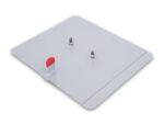 Marshalltown Lauf-Nutfräse, Doppelpfosten-Kippgelenk, breite Fuge, R 6 mm, T 25 mm, Edelstahl, Maße: 305x356 mm – Bild 5
