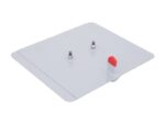 Marshalltown Lauf-Nutfräse, Doppelpfosten-Kippgelenk, breite Fuge, R 13 mm, T 25 mm, Edelstahl, Maße: 305x356 mm – Bild 4