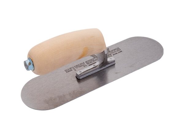 Marshalltown Poolkelle, 5 sichtbare Nieten, Holzgriff, Stahl, Maße:305x89 mm