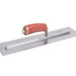 Marshalltown PermaShape Glättkelle "Broken-in", Durasoft Griff, Carbonstahl, Maße: 305x76 mm