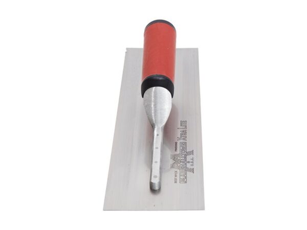 Marshalltown Glättkelle, Gerader Durasoft Griff, Carbonstahl, Maße: 305x102 mm