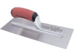 Marshalltown Glättkelle, Gebogener Durasoft Griff, Carbonstahl, Maße: 356x76 mm – Bild 4