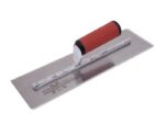 Marshalltown Glättkelle, Gerader Durasoft Griff, Carbonstahl, Maße: 356x102 mm – Bild 5