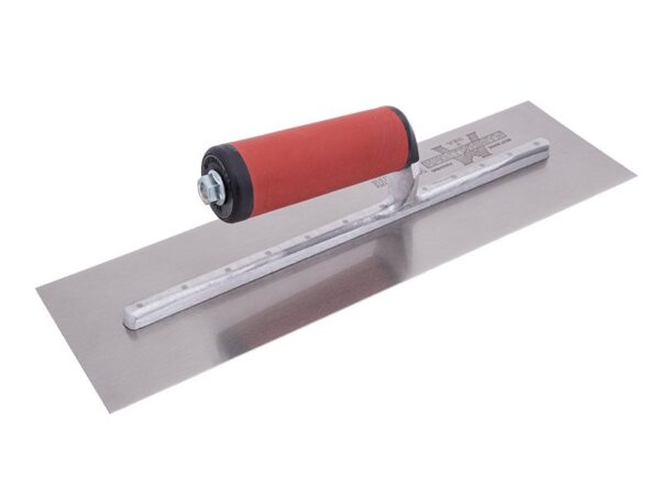 Marshalltown Glättkelle, Gerader Durasoft Griff, Carbonstahl, Maße: 356x102 mm