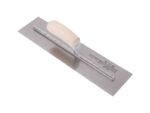 Marshalltown Glättkelle, Gebogener Holzgriff, Carbonstahl, Maße: 457x127 mm – Bild 4
