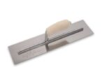 Marshalltown Edelstahl Glättkelle mit gebogener Holzgriff, Maße: 508x127 mm – Bild 5